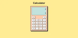miniature calculator web page