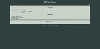 miniature verify ean web page